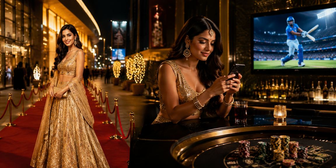 Teen Patti card game table setup in Indian style