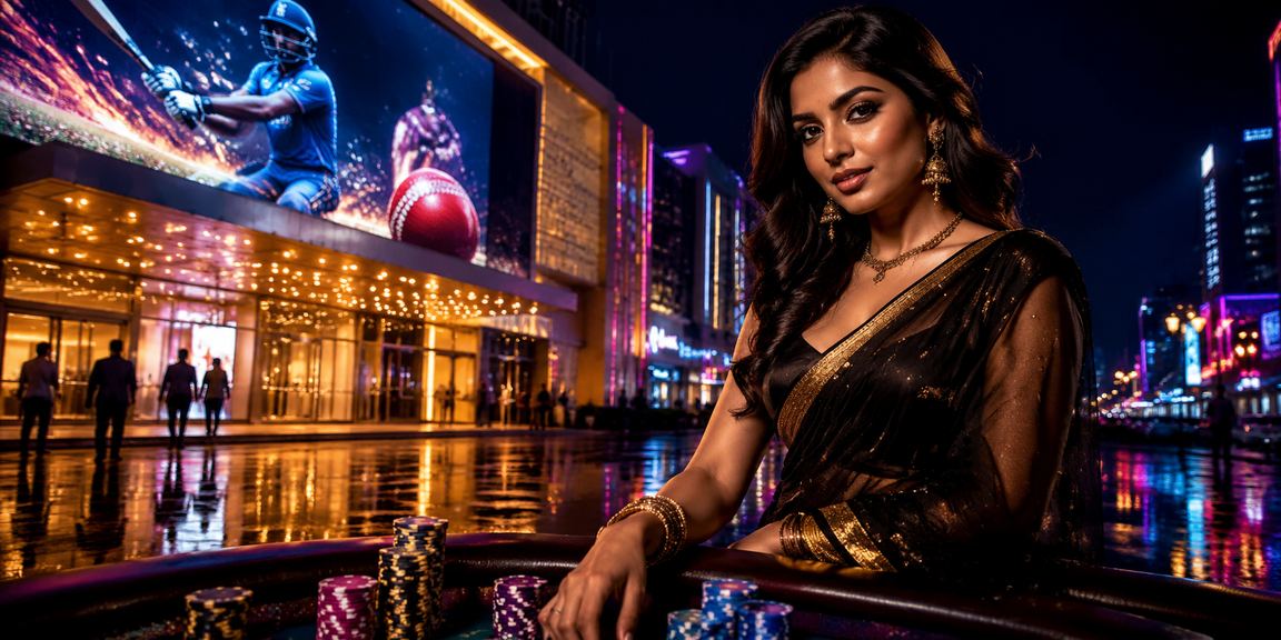 Live casino dealer interacting with players
